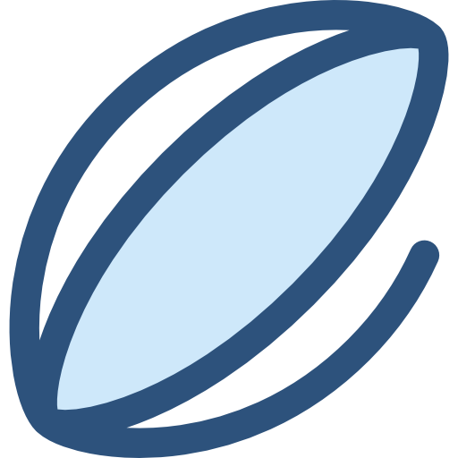 ラグビー Monochrome Blue icon