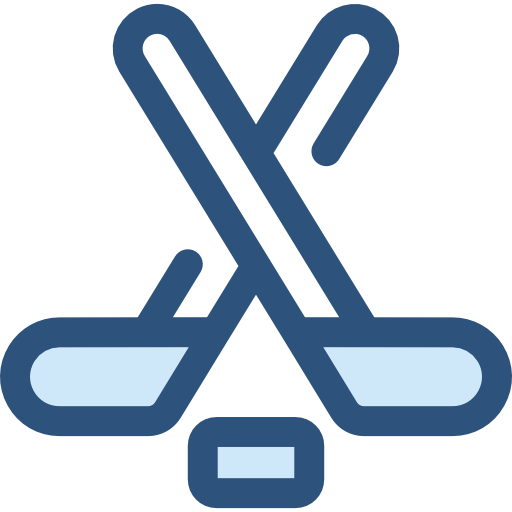 hockey Monochrome Blue icono