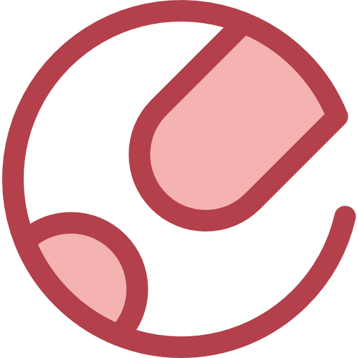 Tennis Monochrome Red icon