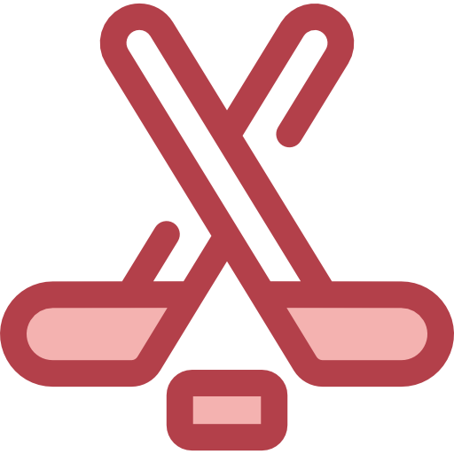 Hockey Monochrome Red icon