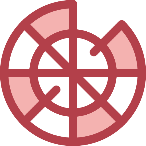 tablero de dardos Monochrome Red icono