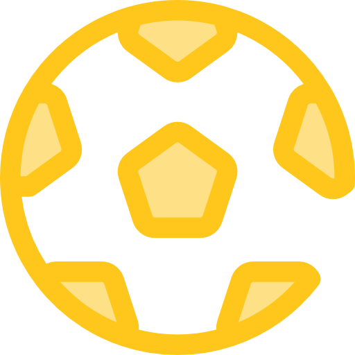 voetbal Monochrome Yellow icoon
