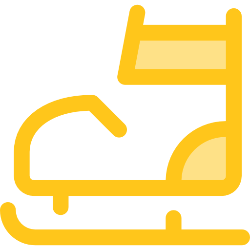 schaatsen Monochrome Yellow icoon
