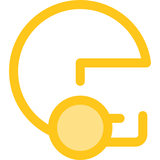 미식 축구 Monochrome Yellow icon