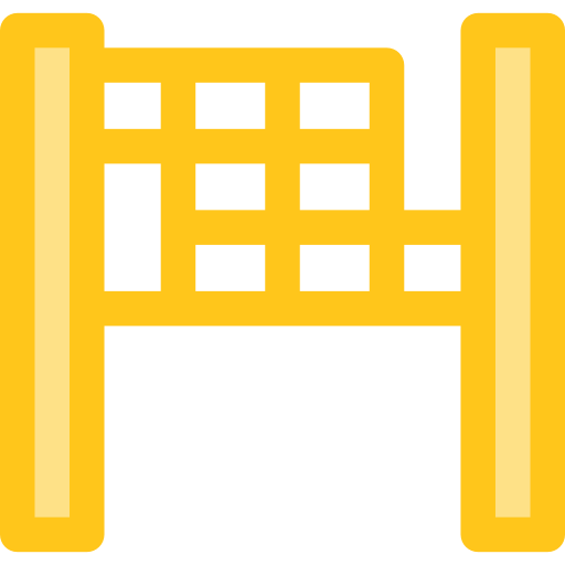 filet de volleyball Monochrome Yellow Icône