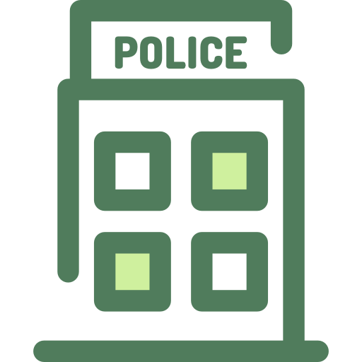 politie Monochrome Green icoon