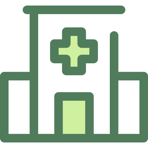 ziekenhuis Monochrome Green icoon