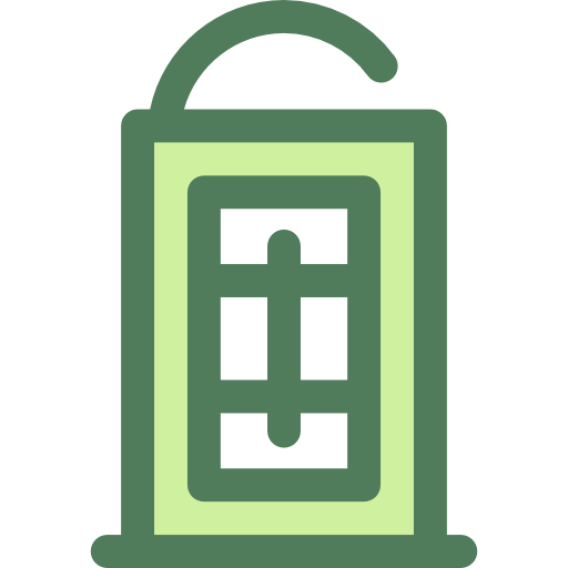 公衆電話ボックス Monochrome Green icon
