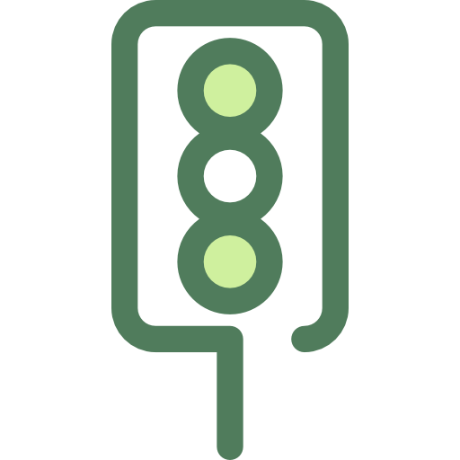 semáforo Monochrome Green icono