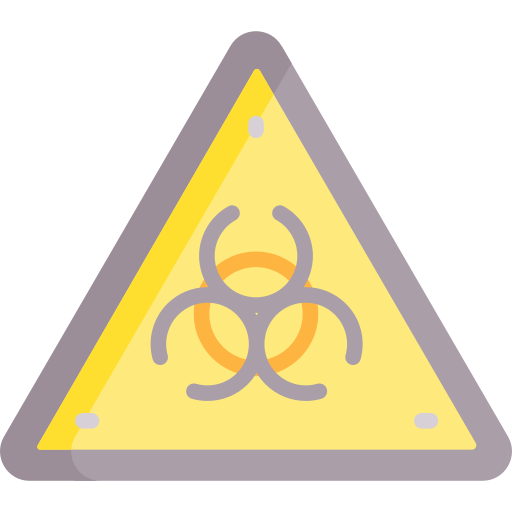 peligro biológico Special Flat icono