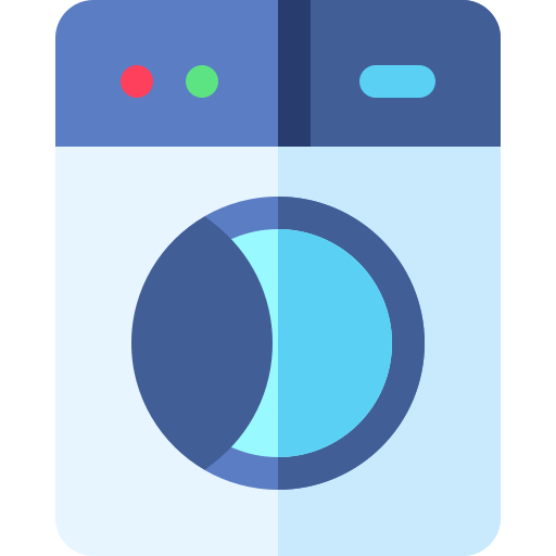 세탁기 Basic Rounded Flat icon