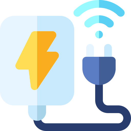 smart plug Basic Rounded Flat icon