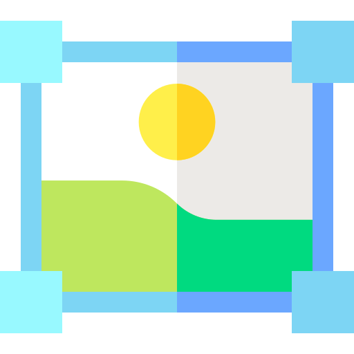Image Basic Straight Flat icon