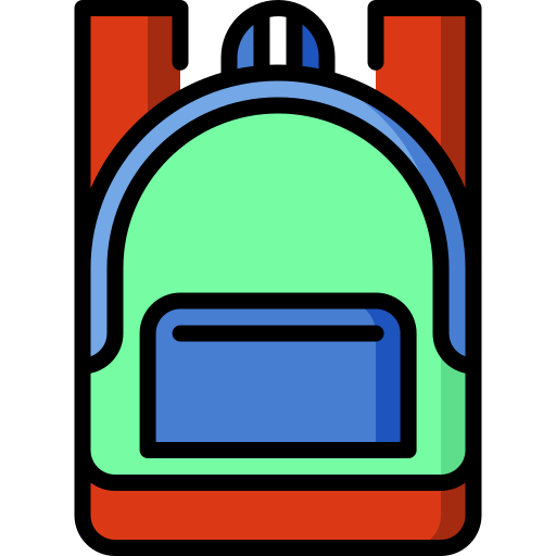 mochila Special Lineal color icono