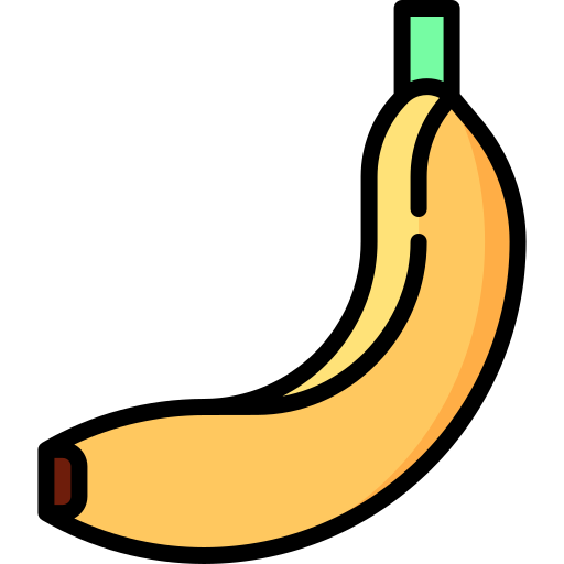 plátano Special Lineal color icono
