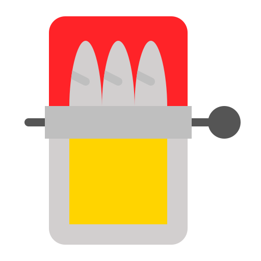Canned sardines Generic Flat icon