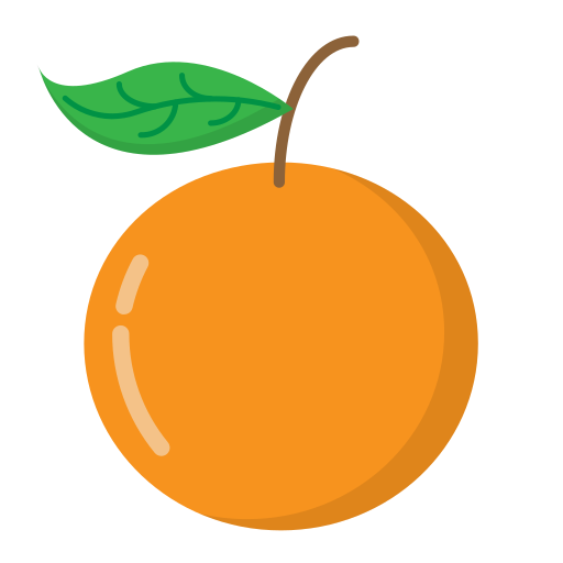 апельсин Generic Flat иконка