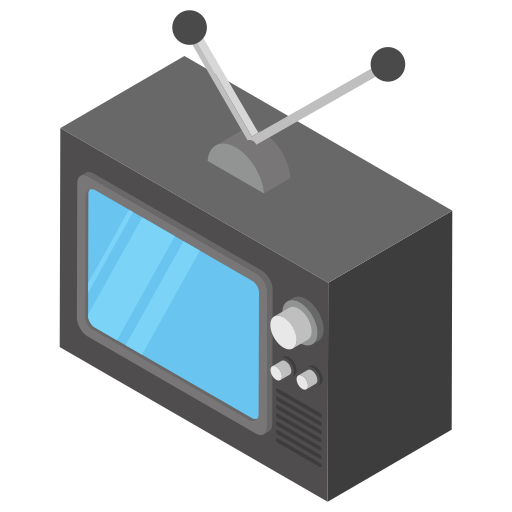 televisie Generic Isometric icoon