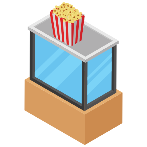 popcorn Generic Isometric icoon