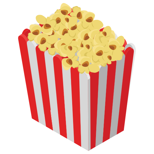 popcorn Generic Isometric icon
