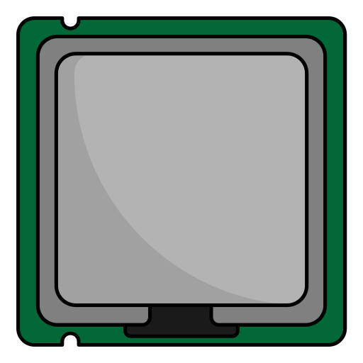 prozessor Generic Outline Color icon