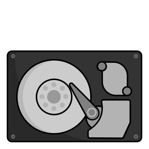 ハードディスクドライブ Generic Outline Color icon