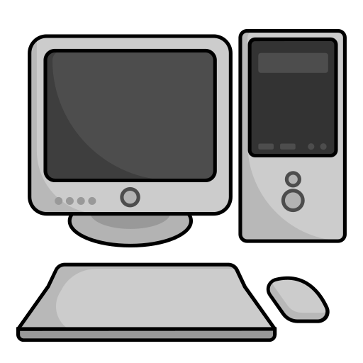 コンピューターハードウェア Generic Outline Color icon