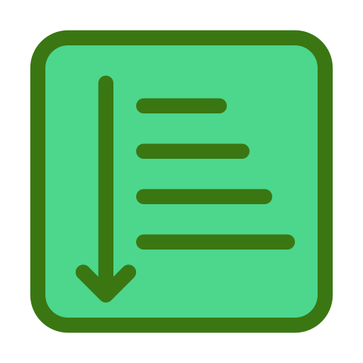 sortierung Generic Outline Color icon