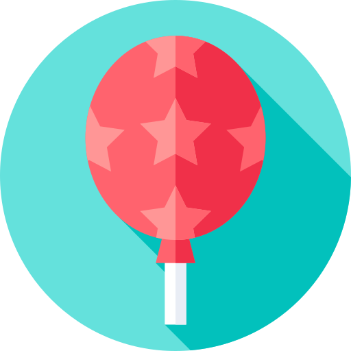 Balloon Flat Circular Flat icon