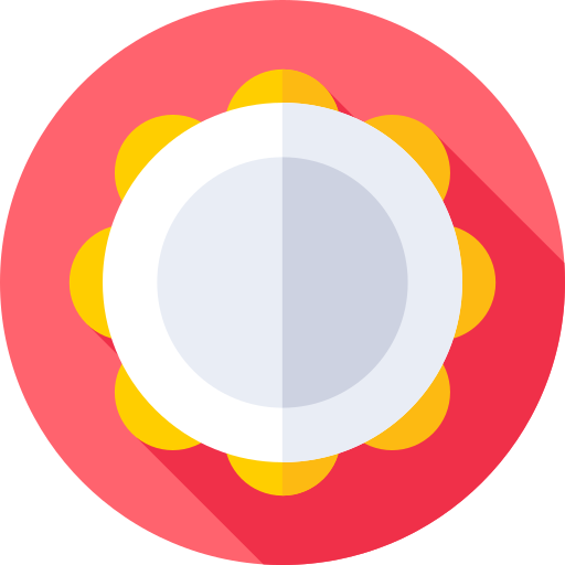 tambourin Flat Circular Flat icon