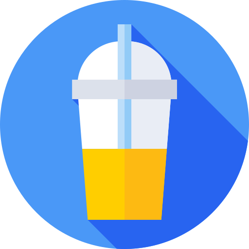 Soft drink Flat Circular Flat icon