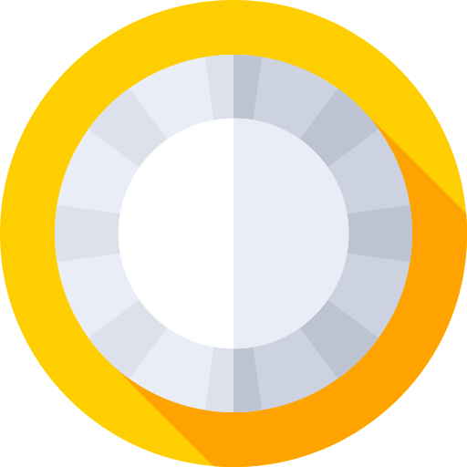 Disposable plate Flat Circular Flat icon
