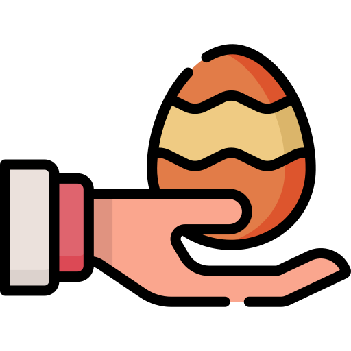 uovo di pasqua Special Lineal color icona