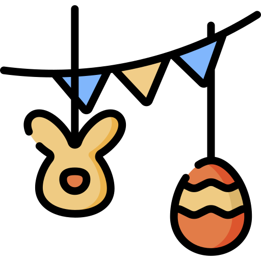Пасхальный заяц Special Lineal color иконка