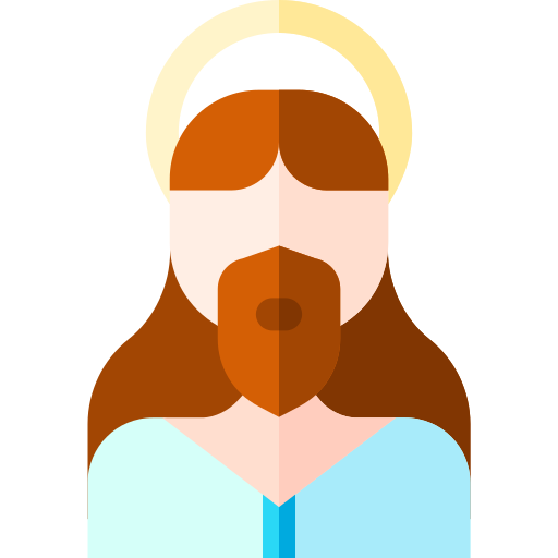 Jesus Basic Straight Flat icon