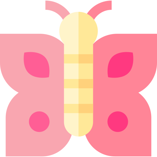 Butterfly Basic Straight Flat icon