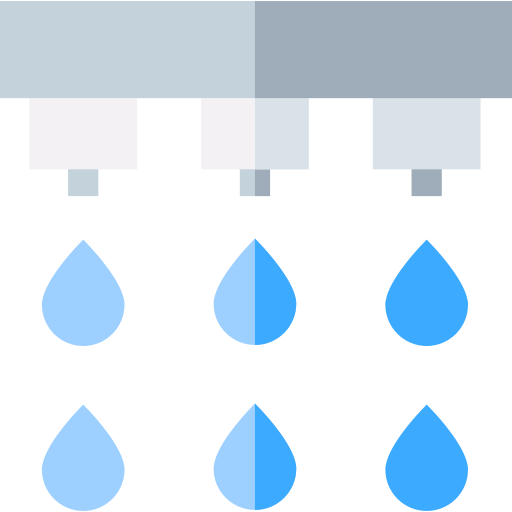 watersysteem Basic Straight Flat icoon