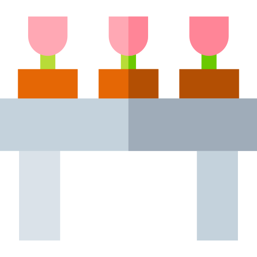 vaso di fiori Basic Straight Flat icona