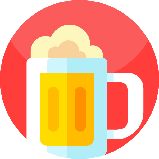 cerveza Geometric Flat Circular Flat icono