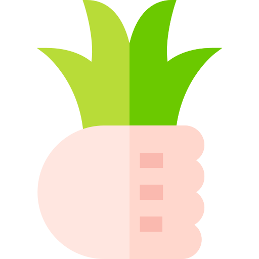 malas hierbas Basic Straight Flat icono
