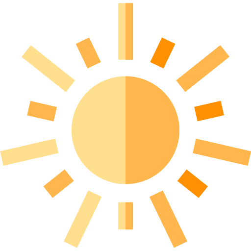 soleado Basic Straight Flat icono