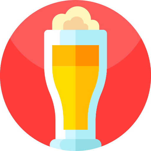 bier Geometric Flat Circular Flat icoon
