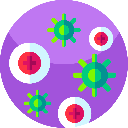 Immune Geometric Flat Circular Flat icon