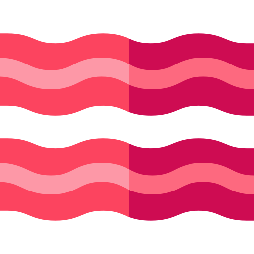 bacon Basic Straight Flat icona