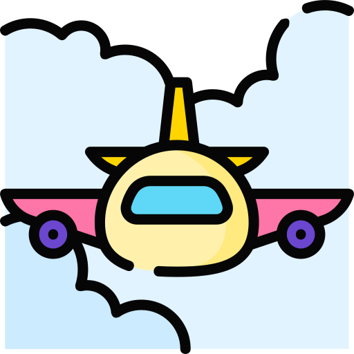 flugzeug Special Lineal color icon