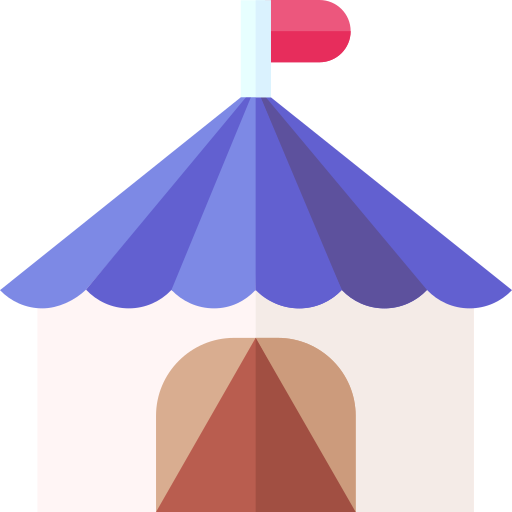서커스 텐트 Basic Straight Flat icon