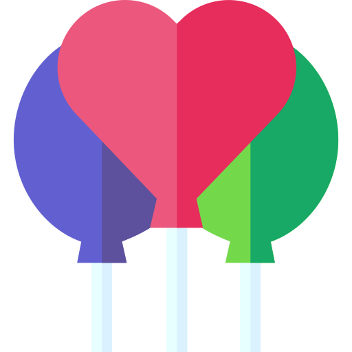 Balloons Basic Straight Flat icon