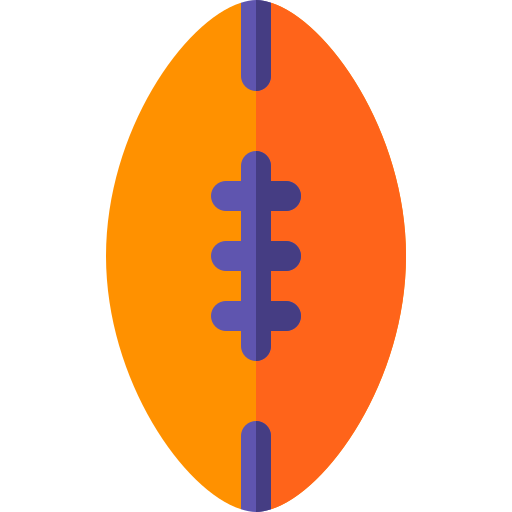 rugbybal Basic Rounded Flat icoon