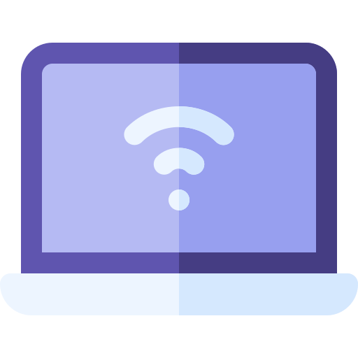 laptop Basic Rounded Flat icon