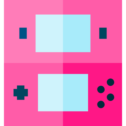 videoconsola Basic Straight Flat icono